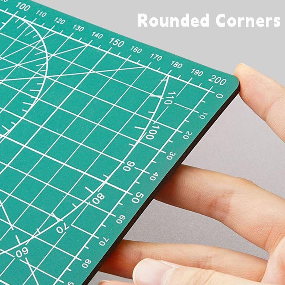 PVC Paper Cutting Pad Grid Line Carving Board Multifunctional Cutting Mat Paper Cutting