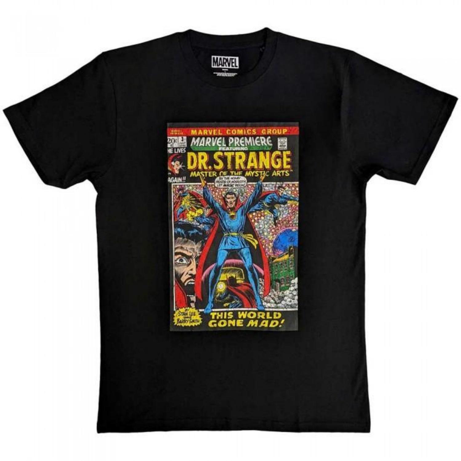 Doctor Strange Unisex Adult This World Gone Mad Cotton T-Shirt S чёрный