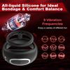 App Control Double Penis Ring Vibrator 10 Vibrations Cock Ring Penis Enhancer G spot Vibrator Mens Vibrator for Longer Erections