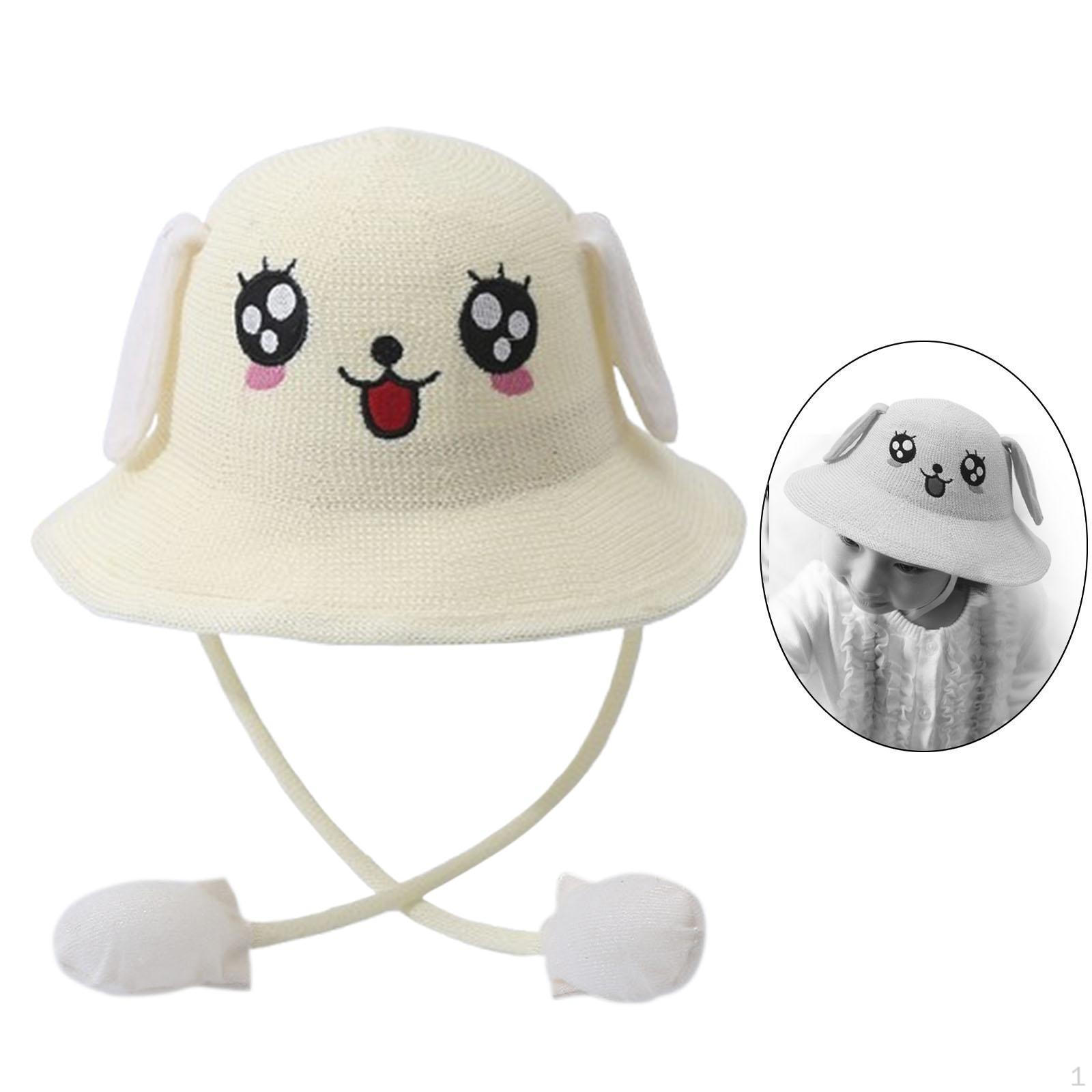 Bunny Hat Cap Cute Bucket for Street Counselors Commuting Gift Women белый