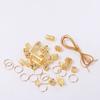 41pcs Metal Cuff Clips Dreadlocks Beads Dread Locks Hair Braid Tubes Hollow Out Hair Ring  Women