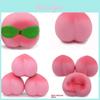 Peach Squishy Simulation Food Prop Pu Foam For Photography And Decor