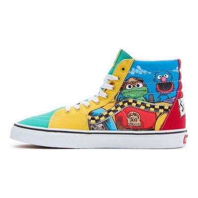 Sesamstraße x Sk8-Hi Oscars Taxi Service Unisex Sneaker Mehrfarbig VN000D5IBMB
