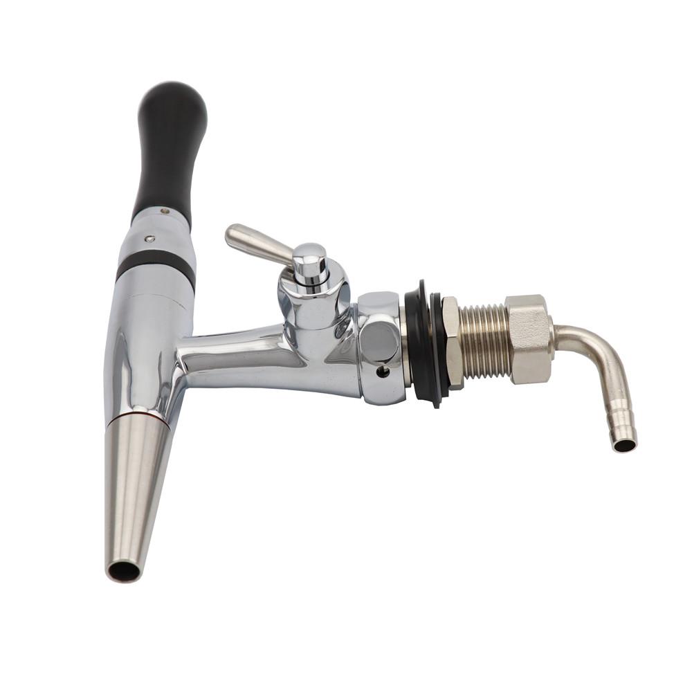 Nitro Stout Coffee Draft Beer Keg Tap Flow Control Homebrew Kegerator Italian Beer Tap Dispenser серебряный