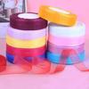 50yards 25mm Organza Chiffon Ribbons Wedding Party Decoration Handmade Ribbon Gift Wrapping Hair Hat Bows DIY Cloth Accessory