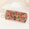 Fashion Retro Print Eyeglasses Box Lightweight Pressure-Resistant Keychain Sunglasses Case Buckle Glasses Case Men