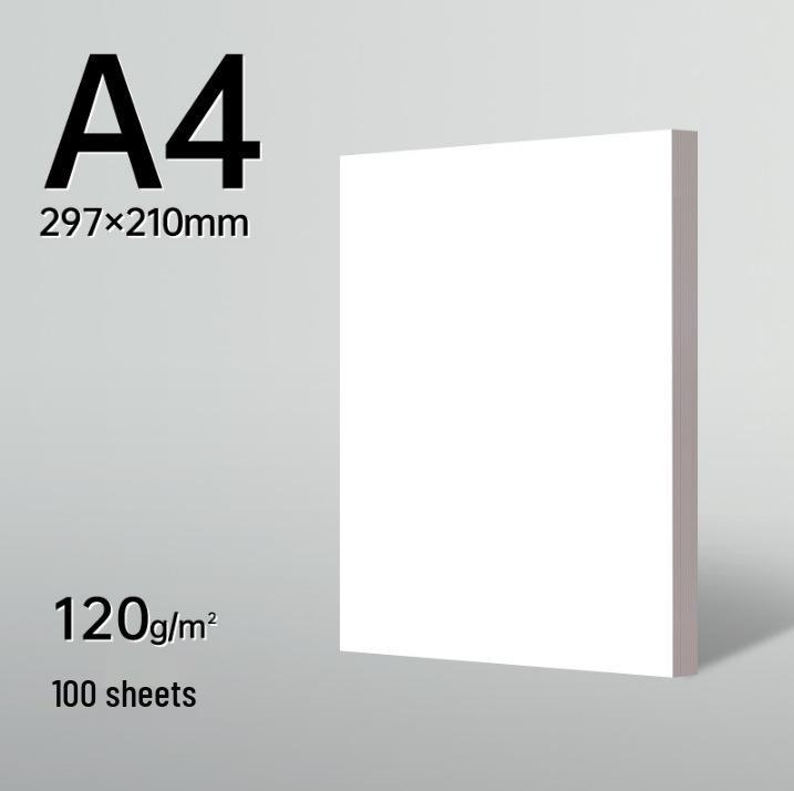 Thickened White A4/8K/4K Cardboard Sheet for Children's Art & Engineering Drawing