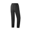 Li-Ning Professional Basketball Series Solid Color Mid-Rise Versatile Breathable Straight-Leg Sports Pants Men bottoms Black AYKV033-1