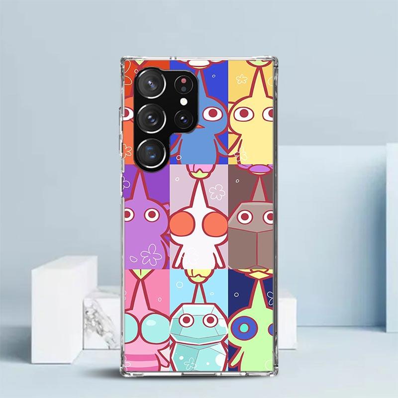 Game P-PikminS 4 Soft Cover for Samsung Galaxy S25 Edge S26 S24 S23 Ultra Phone Case S22 S21 Plus S20 FE Print Pattern Shell Gal