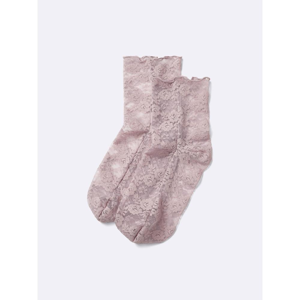 

Gu By Uniqlo Lace Crew Socks 30 NATURAL/ONE SIZE