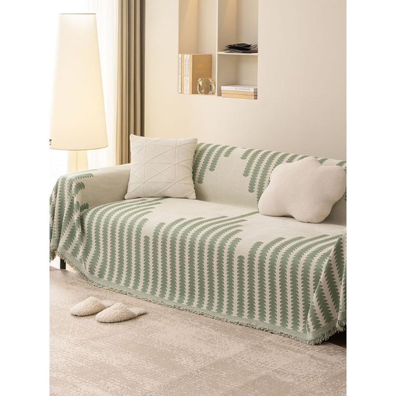 Sofa Cover Cloth Towel Blanket Full Cover Double-sided Chenille All-season Cushion Chaise Universal Sofa Cover Full Cover