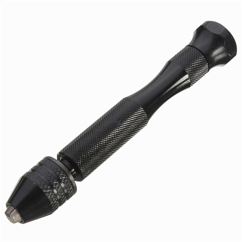 Buy Aluminum Hand Twist Drill With Keyless Chuck +10x Woodworking Drilling at affordable prices