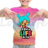 Toca Life World T Shirt Girls Boys Summer Casual Short Sleeve Tshirt Kids Cartoon Toca Boca T-shirt Camisetas Children Clothes
