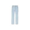 A.P.C Solid Color Straight Leg Mid Rise Zipper Fly Jeans Men Jeans Blue COGXKH09121-AAF