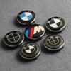 GTJK9 4PCS 56/68mm ABS Wheel Center Caps for BMW 50th Anniversary | Hub Cover for X1/X3/X5/X7 & 1/2/3/5/7 Series Models.