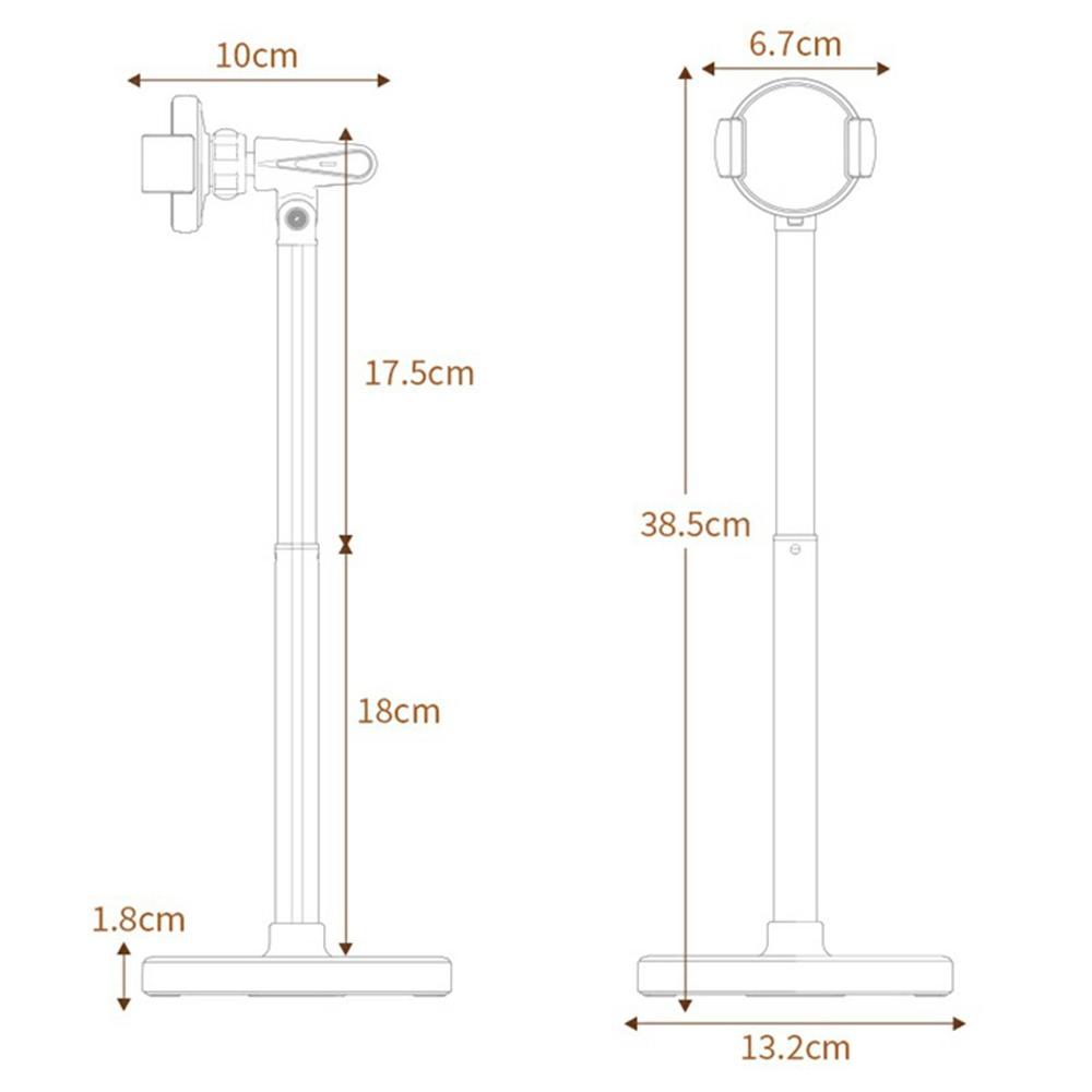 T16 Rotating Extendable Desktop Phone Holder Livestream Vlog Recording Adjustable Stand