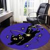 1 Stück Hexerei Magie Büro Runder Teppich, Unter Bürostühlen Schlafzimmer Wohnzimmer Heimdekoration, Raumdeko