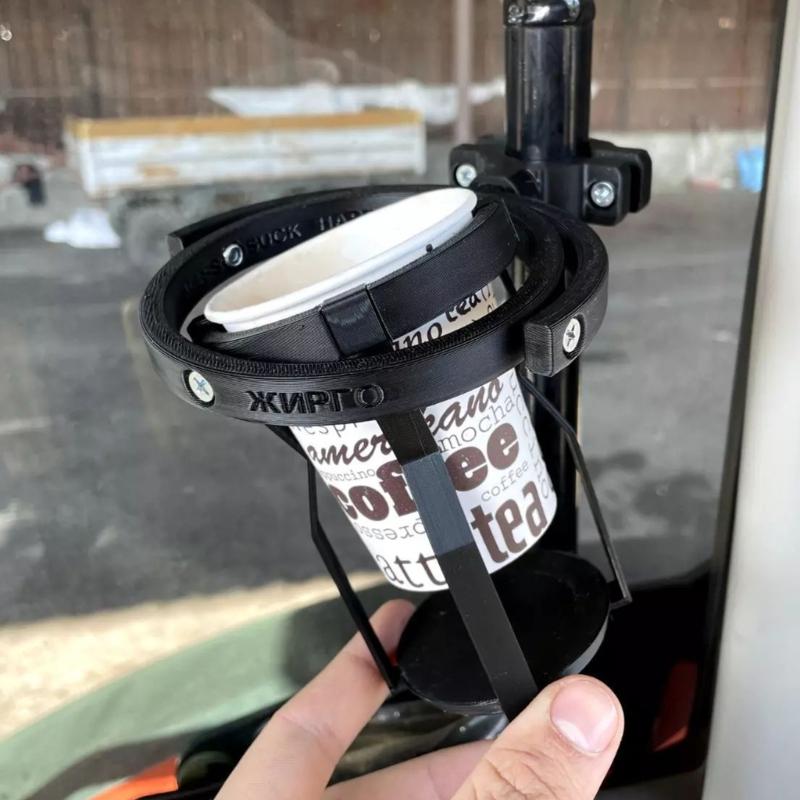 Gyroscope Drink Holder With Nonslip Base Water Bottle Holder for Most Cups For Vehicle Desk Travel Use
