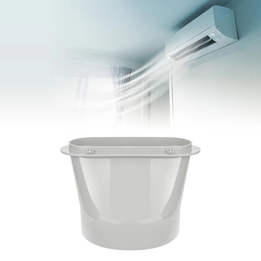Air Conditioner Connector Mobile Air Conditioning Exhaust Duct Flat Nozzle Interface 15cm