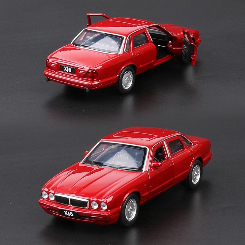 1:36 Jaguar XJ6 Sport Car Alloy Miniature Car Diecast Metal Scale Car Model Static Collection Children Birthday Toy Vehicle Gift