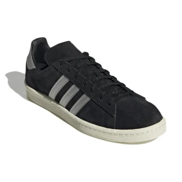 adidas Campus 'Black Metallic Silver' (Unisex) Core Black / Cloud White / Skate Shoes GX7330