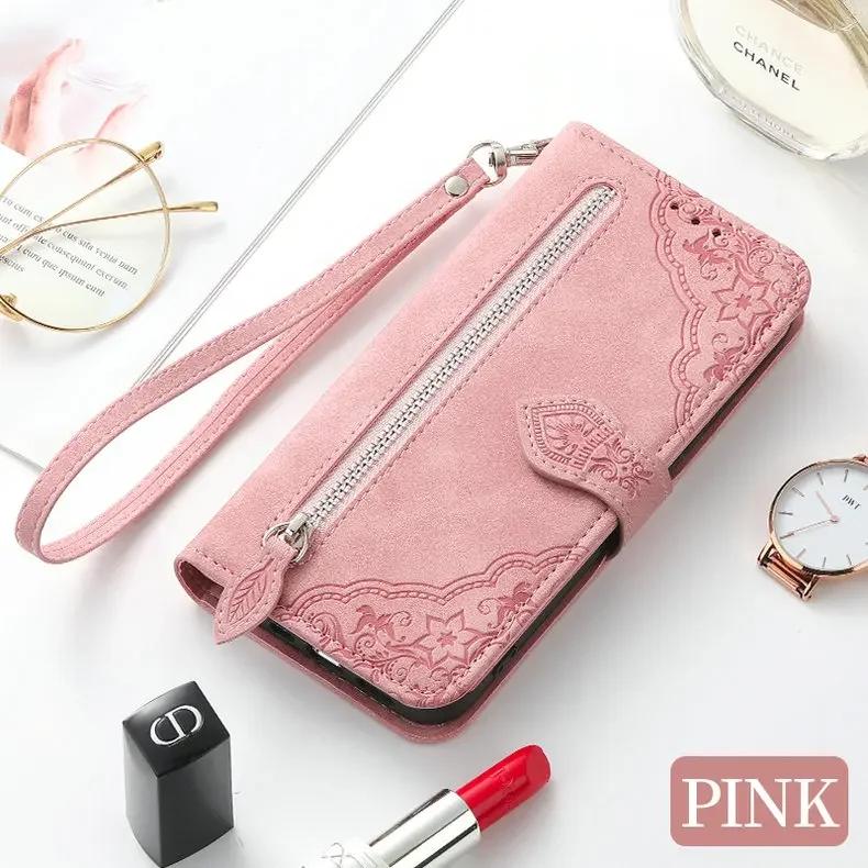 Étui de luxe Honor Magic 8 7 6 Pro 6 Lite 5G Bandoulière Fermeture Éclair Cuir Funda Honor Magic7 Pro 8 Lite Magic6 Pro Portefeuille Housse Livre
