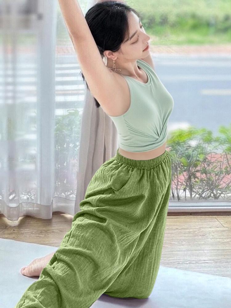 Sleek Women s Yoga Top 2026: High-End Loose Slimming Sleeveless Fitness Shirt Large
