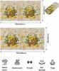 Beach Towel Beach Blanket,Yellow Lemon Summer Fruit Beach Towels Quick Dry Sand Proof Oversized Towel,Farm Leaves Retro Words