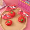 Tomato Squeeze Toy Stress Relief Persimmon Mangosteen Mango Lemon Squeeze Sensory Fidget Toy Slow Rising Stress Ball