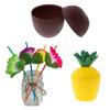 Hawaii Party Ananas Kokos Drikkekopp Sommer Hawaiisk Tropisk Festdekor