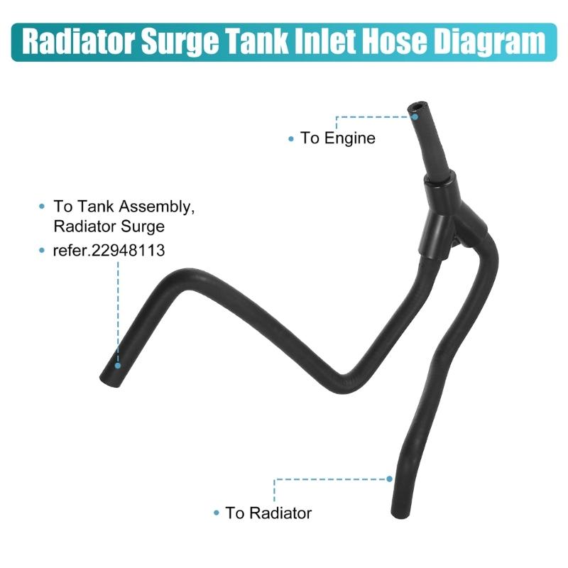 Suitable For 22908202 26205735 Car Cooling Systems Radiator Three Way Water Tube Pipe Inlet&Outlet Hose Triple Connector