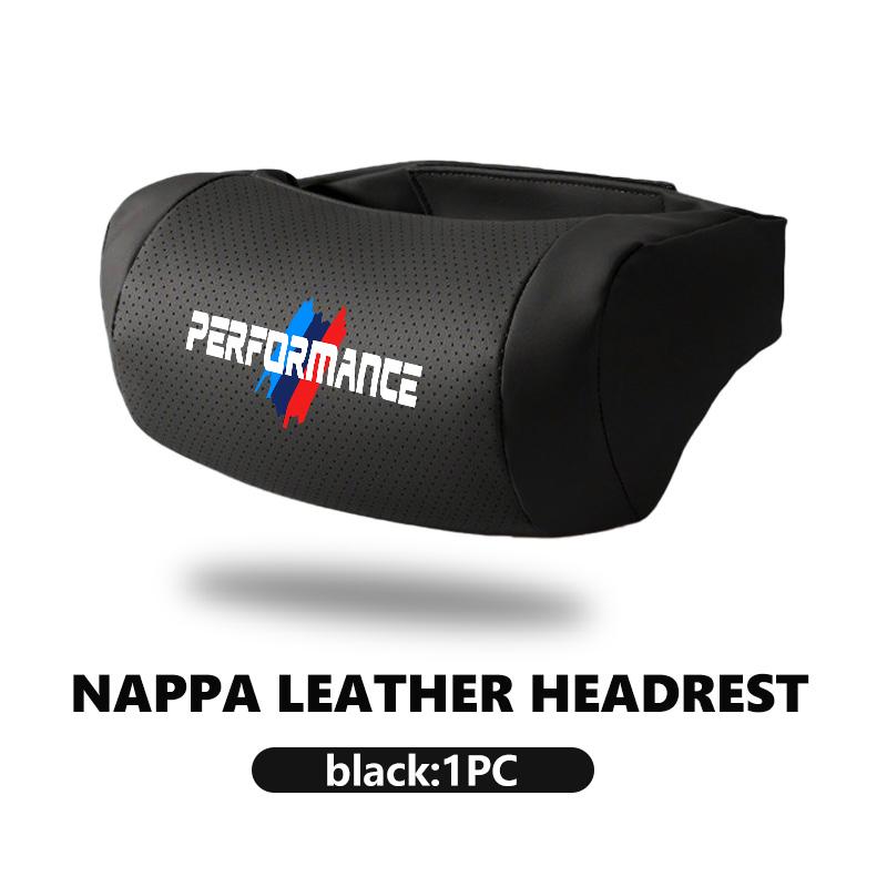 Car Accessories Seat Headrest Auto Logo Neck Pillow For BMW M Performance E36 E46 E60 E90 E91 E92 E93 F30 F20