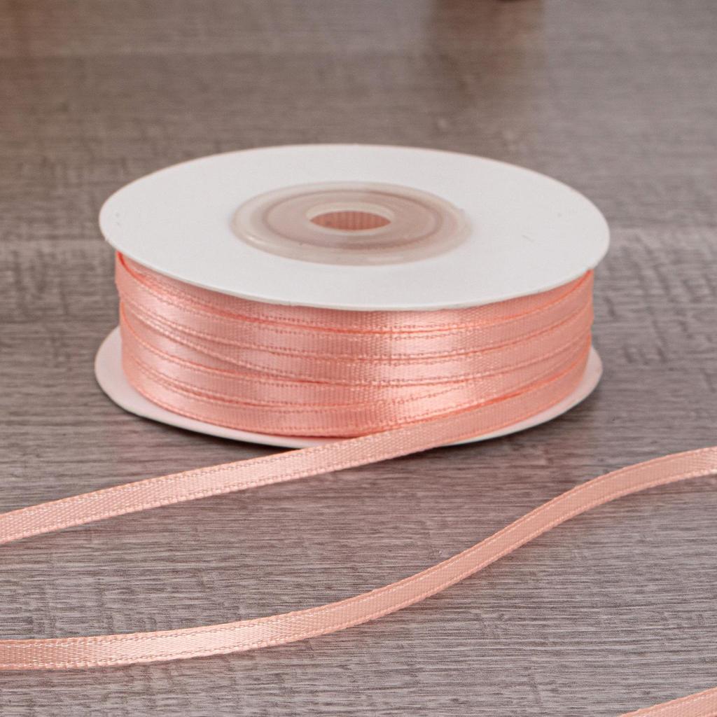 0.3cm Double-Sided Encrypted Silk Ribbon: Handmade Bow Hair Accessory & Gift Box Headdress