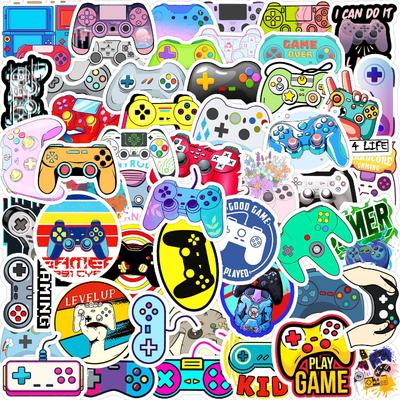 10/25/50 pièces Autocollants Graffiti Manette de Jeu Vidéo pour Scrapbooking DIY Valise Bouteille d'eau Téléphone Ordinateur Portable Guitare Voiture Skateboard