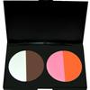 Two-Tone Matte Contouring & Shadow Palette: Professional 4-Color Makeup for Artists & Training Studios