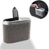 Bling Car Trash Can For Women Rhinestone Auto Door Garbage Bin Seat Back Hanging Storage Box Interior Accessories Organizer