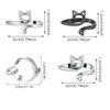 2pcs Knittied Yarn Guide Finger Holder Thimble Crocheters Thread Ring,Adjustable Knitting Crochet Loop Faster Sewing Accessories