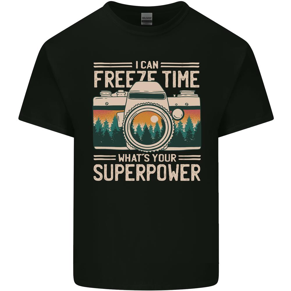 Freeze Time Photographer Photography Kids T-shirt Childrens S