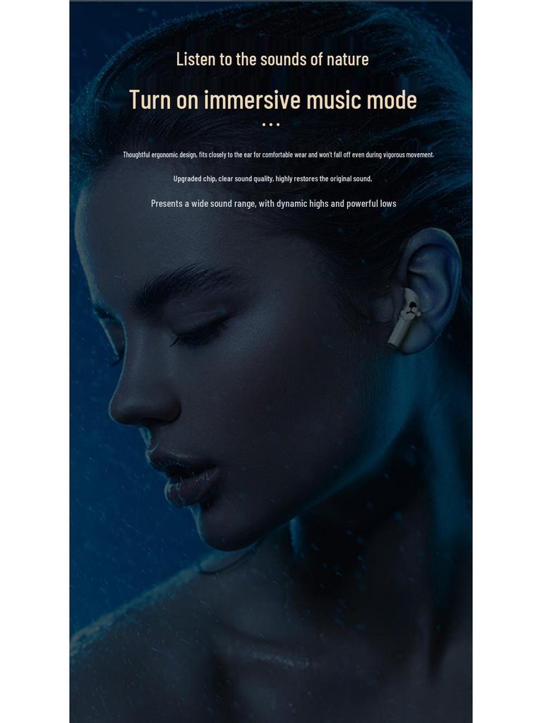 New W916 True Wireless In-Ear Bluetooth Headphones with Long Battery Life & High Sound Quality for Gaming