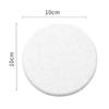 Diatomaceous Earth Coasters, Set of 2, Absorbent, Quick-Drying, Round, Kitchen Draining Tray (White)