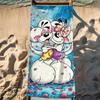 Cartoon D-Diddl Rat Towel Beach Towel Oversized Quick Dry Towel Absorbent Soft Swim Beach Towels for Men Women