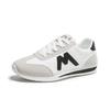 Mote Rund Tå Dyp Munn Sneakers Lett Allsidig Pustende Kryssnøring Fritidssport Hvite Sko Forrest Gump Sko Tennissneaker