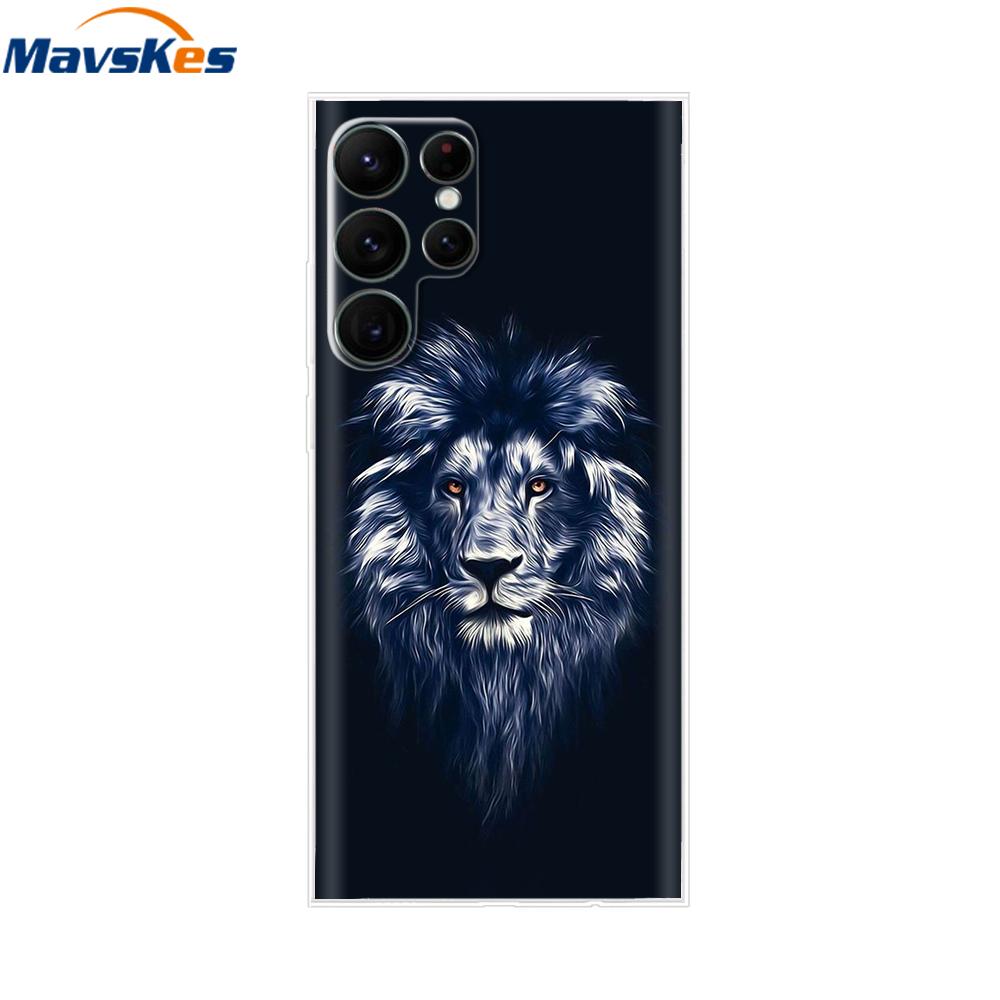 For Samsung Galaxy S22 Case S22 Ultra Transparent TPU Soft Silicon Cover For Samsung S22 Plus GalaxyS22+ Back Cases Phone Bumper