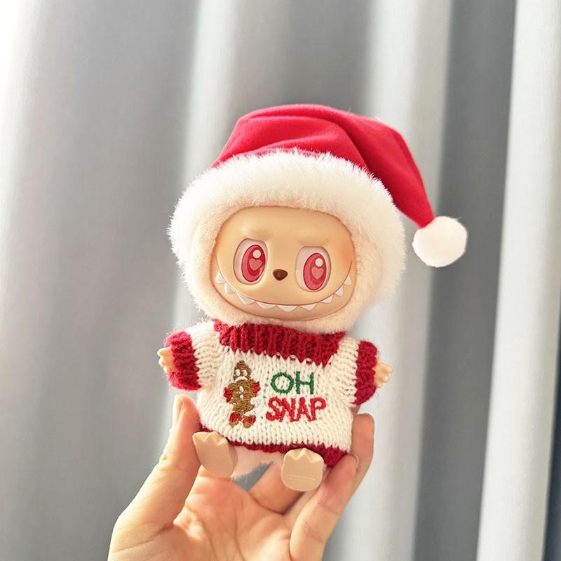 The First, Second and Third Generations of Christmas Baby Clothes Wear 17cm Pendants, and The Clothes Sit with Colored Beads Christmas Set.