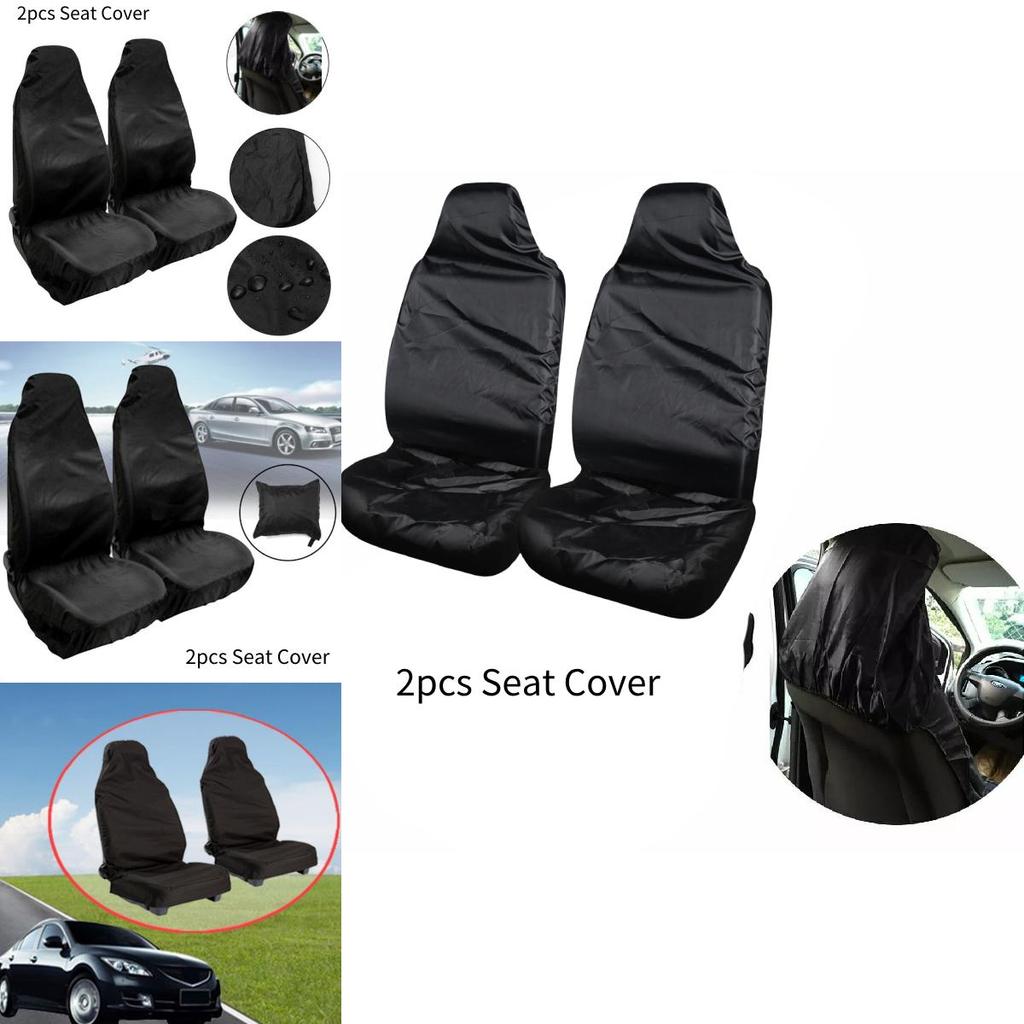 Premium Black Oxford Cloth Waterproof Car Seat Covers For All Seasons Durable And Stylish