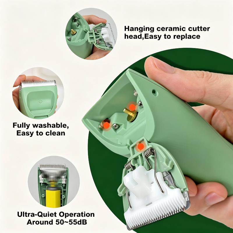 Waterproof Electric Body Hair Trimmer With Rechargeable Base Adjustable Guide Combs For Men Daily Personal Grooming At Home