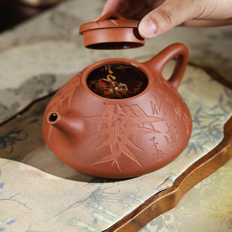 Bainian Liyong Yixing Zisha Handcrafted Gongfu Teapot