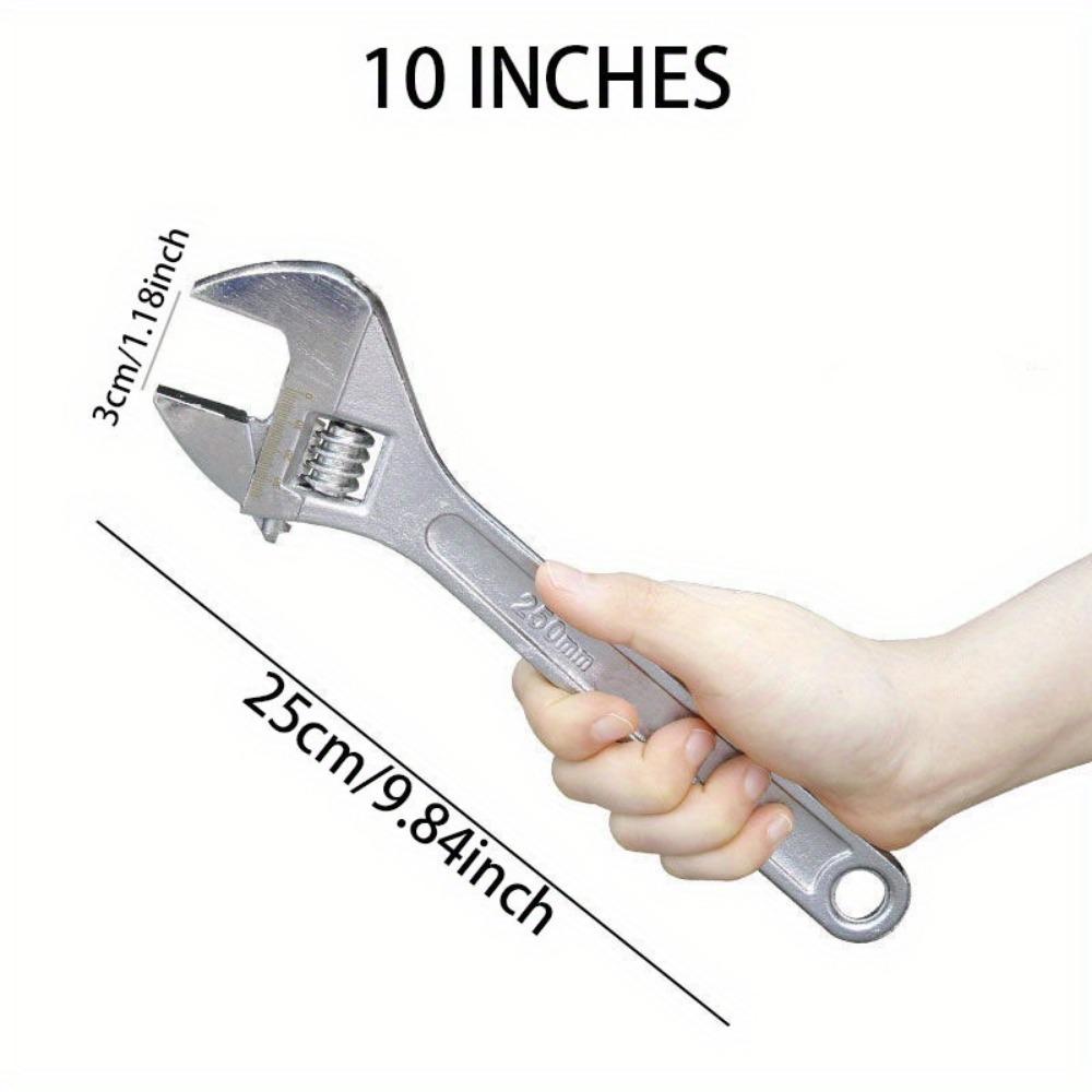 High-carbon Steel Forged Chrome-Plated Flexible Adjustable Wrench - Adjustable Wrenches with Heat Treated