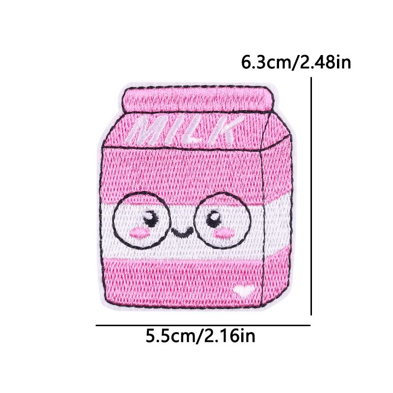 Lips Love Heart Patch Cartoon Embroidery Patch DIY Iron On Patches For Clothing Thermoadhesive Patches On Clothes Sewing Sticker
