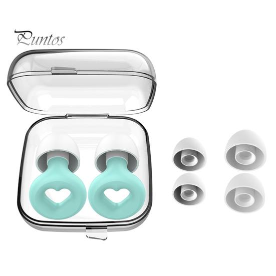 

Беруши с шумоподавлением для сна, супермягкие, высокоэластичные, многоразовые, легко чистящиеся, эргономичные, беруши для сна Heart зелёный